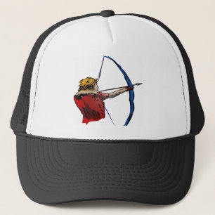 GIRL AND BOW TRUCKER HAT