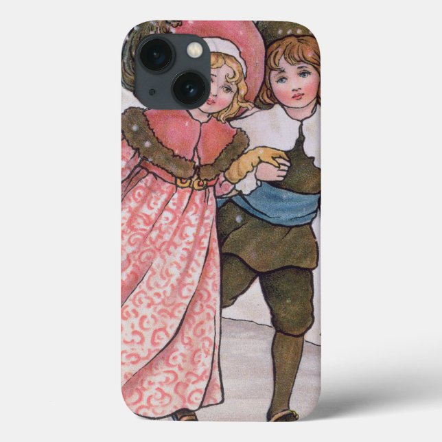 Girl and Boy Skating Case-Mate iPhone Case (Back)