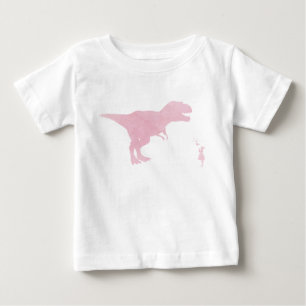 Girl and Dinosaur - Dinosaur Love Shirt