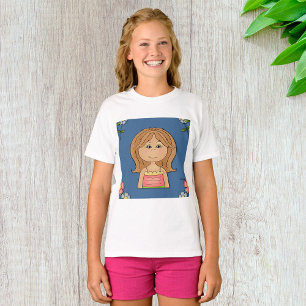 Girl And Flowers T-Shirt