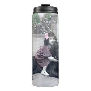 Girl and her Dog Thermal Tumbler