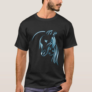Girl And Horse Gift For Women Teen And Kids Horse  T-Shirt