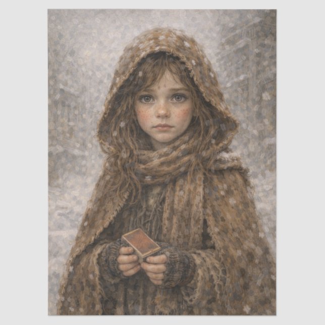 girl and matchbox tissue paper (Front)