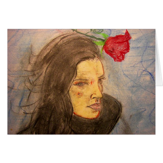 girl and rose (Front Horizontal)