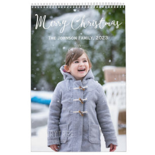 Girl And Snow Christmas 2023 Cute Calendar