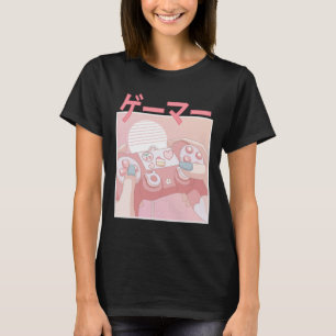 Girl Anime Kawaii Gaming Cute Video Game Women Gir T-Shirt