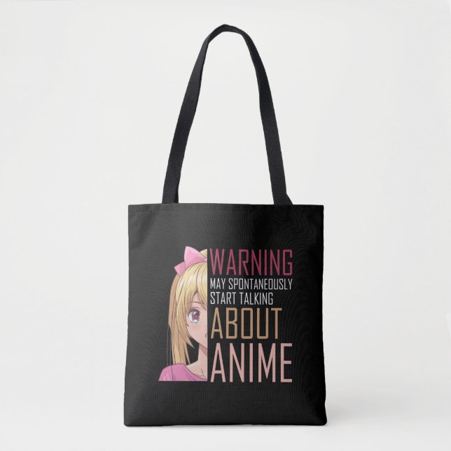 Girl Anime lover Manga Cosplay Fan Teen Tote Bag (Front)