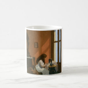 Girl at a Sewing Machine (by Edward Hopper) Coffee Mug