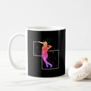 Girl at Bat Coffee Mug