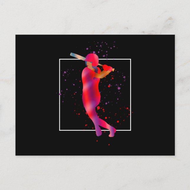 Girl at Bat Postcard (Front)