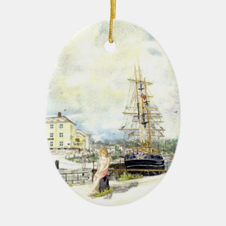 'Girl at Charlestown' Ornament