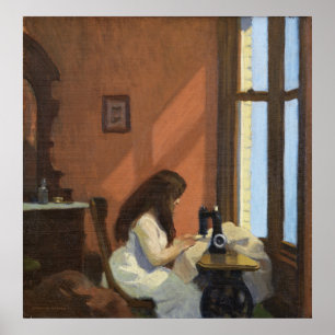 Girl at Sewing Machine (1921) Poster