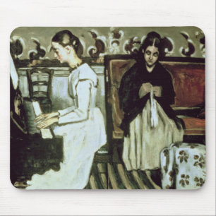 Girl at the Piano , 1868-69 Mouse Pad