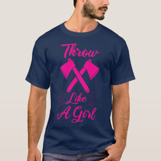 Girl Axe Throwing Axe Thrower Classic TShirt