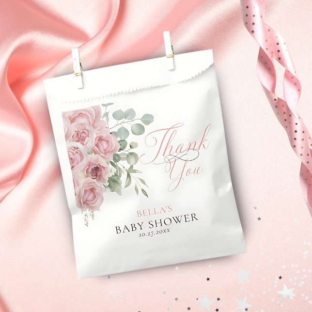 Girl Baby in Bloom Baby Shower Thank You Favour Bag (Creator Uploaded)
