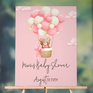 GIRL BABY SHOWER ACRYLIC SIGN