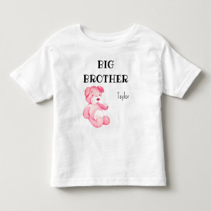 Girl Baby Shower Big Brother Kids-Youth, Baby Toddler T-Shirt