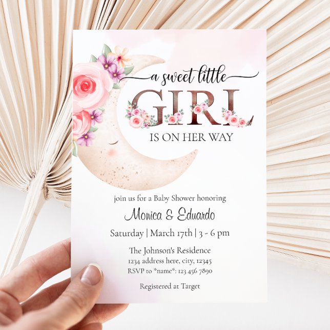 Girl Baby Shower Invitation (Creator Uploaded)