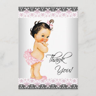 Girl Baby Shower Thank You