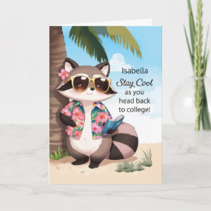 Girl Back to College Stay Cool Personalize Name Card