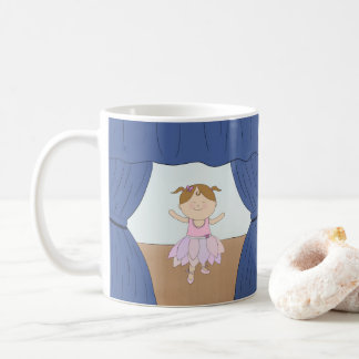Girl ballerina coffee mug