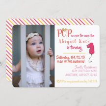 Girl Balloon-Themed First Birthday Photo