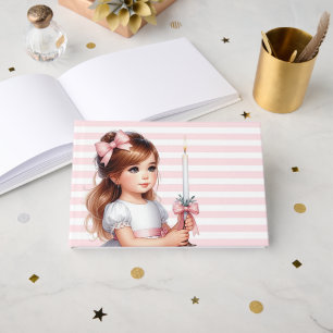 Girl Baptism Guest Book
