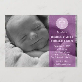 Girl Baptism Invitation