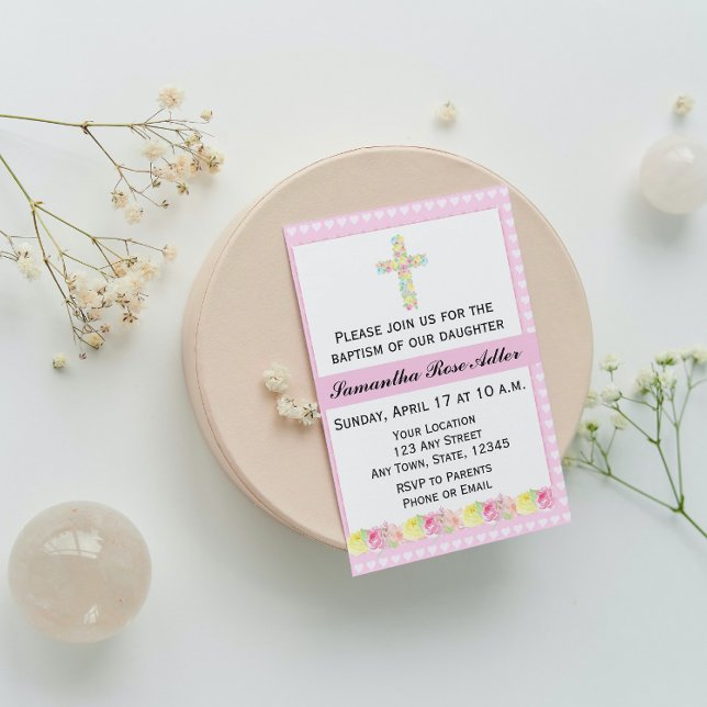 Girl Baptism Invitation (Creator Uploaded)