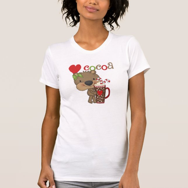 Girl Bear Cocoa Love T-Shirt (Front)