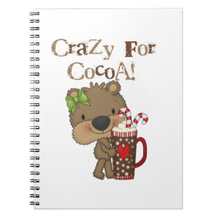 Girl Bear Crazy For Cocoa Notebook