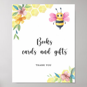 Girl Bee - books cards and gifts Poster