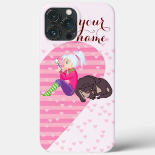 Girl Being in love iPhone 13 Pro Max Case