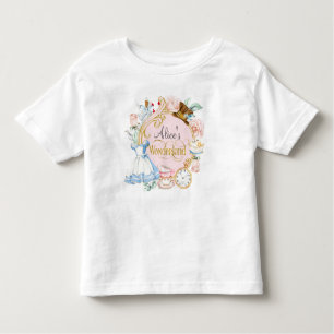 Girl birthday Alice in Wonderland Toddler T-shirt