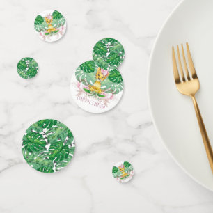 Girl Birthday I Baptism Lion Personalised Confetti