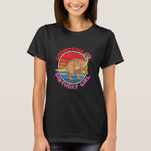Girl Birthday I Godmother Parasaurolophus I Family T-Shirt