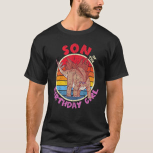 Girl Birthday I Son I Stegosaurus I Family Matchin T-Shirt