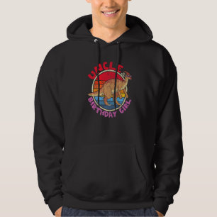Girl Birthday I Uncle I Parasaurolophus I Family M Hoodie