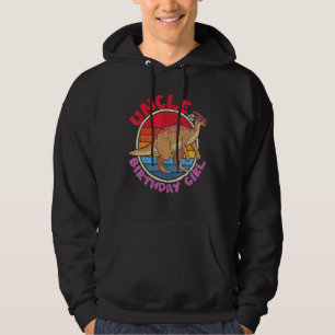 Girl Birthday I Uncle I Parasaurolophus I Family M Hoodie
