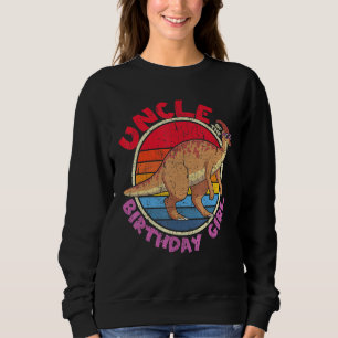 Girl Birthday I Uncle I Parasaurolophus I Family M Sweatshirt