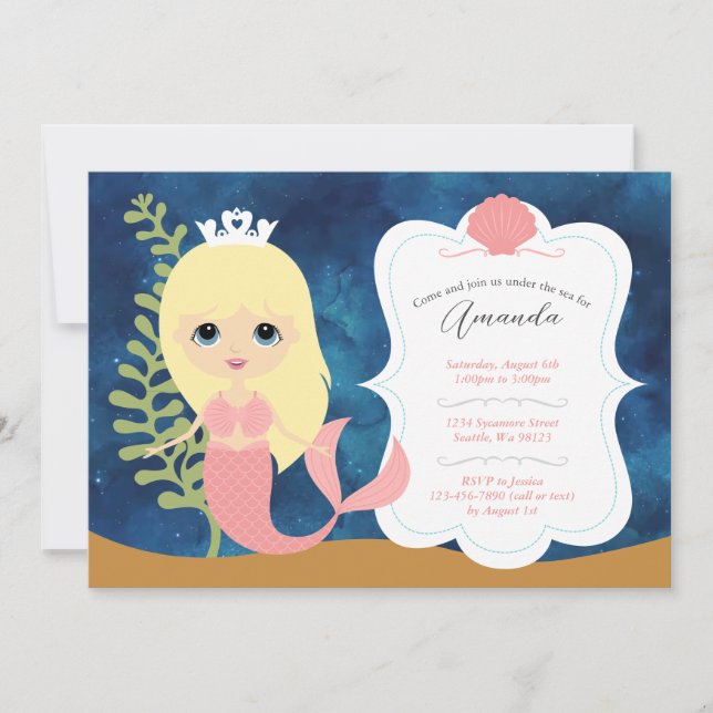 Girl Birthday Invitations (Front)