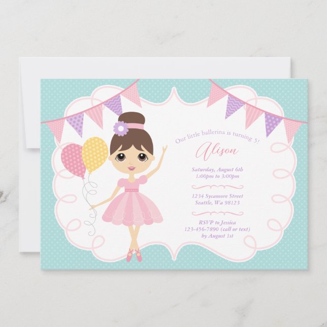 Girl Birthday Invitations (Front)