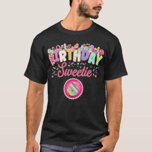 Girl Birthday Sweetie Ice Cream Candy Theme Party T-Shirt