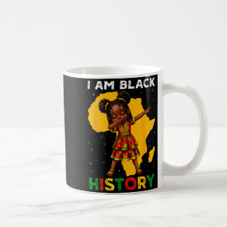 Girl Black History Month African American Afro Gir Coffee Mug
