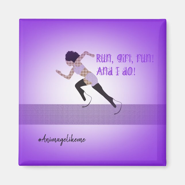 Girl Blade Runner Magnet (Front)