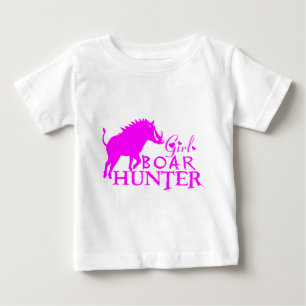 GIRL BOAR HUNTING BABY T-Shirt