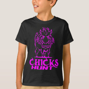 GIRL BOAR HUNTING T-Shirt
