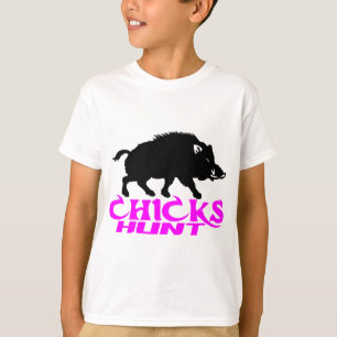 GIRL BOAR HUNTING T-Shirt