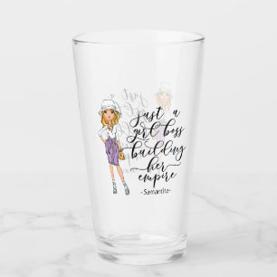 Girl Boss   Blonde Lady Glass
