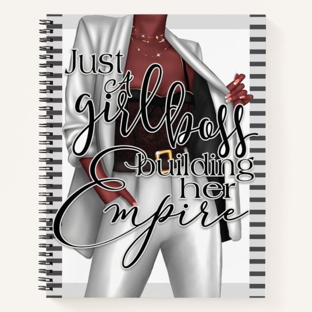 Girl Boss Building Her Empire Notebook (Front)